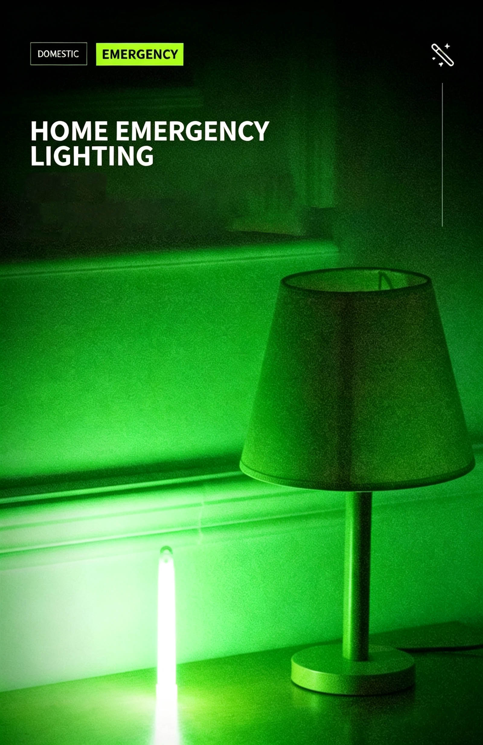 6-Inch Tactical Glow Sticks fo - Glow Sticks Survival recension och pris