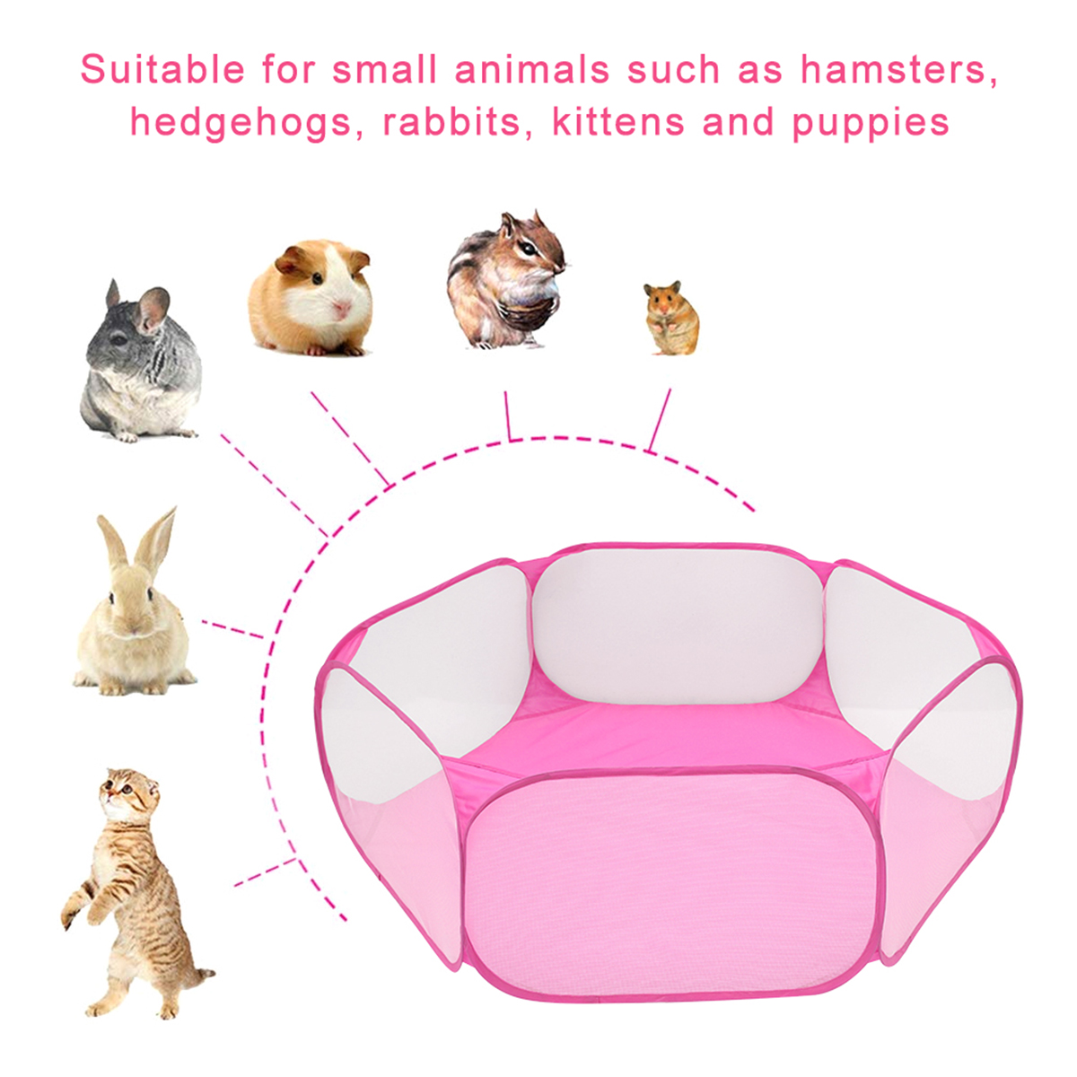 Portable Pet Playpen Cat Dog C - Outdoor Camping Dog Fence recension och pris