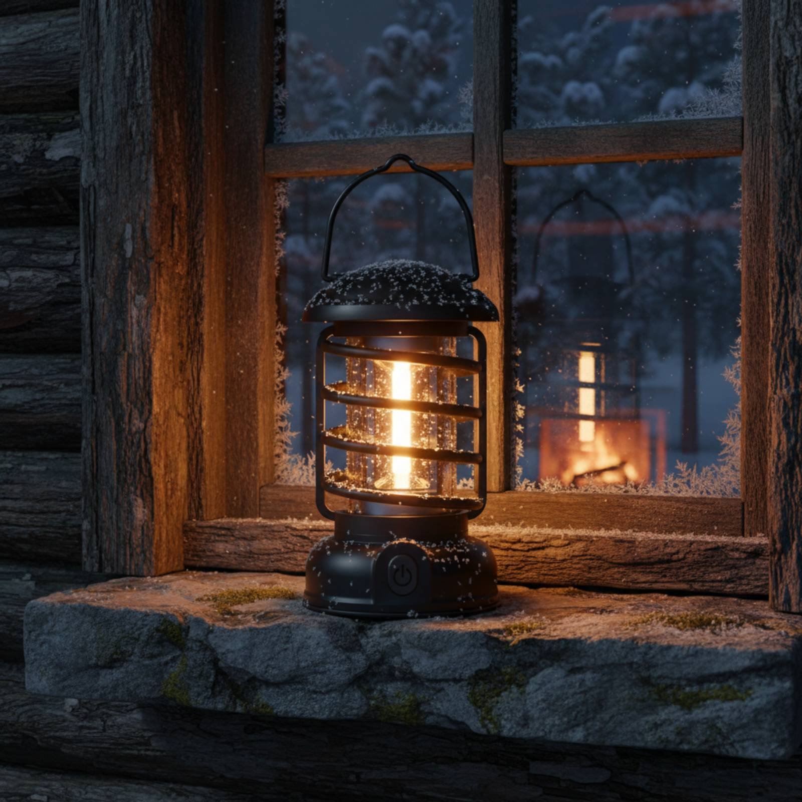 Retro Camping Lantern Two-Way  - Outdoor Camping Lamp recension och pris