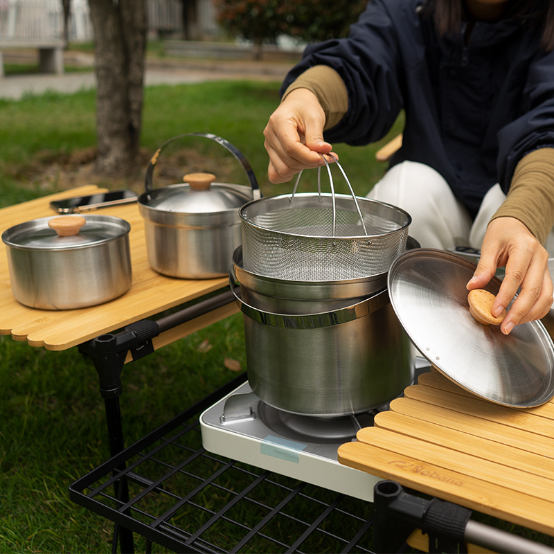 NOBANA Newest Outdoor Stainles - Outdoor Camping Kitchen Table recension och pris