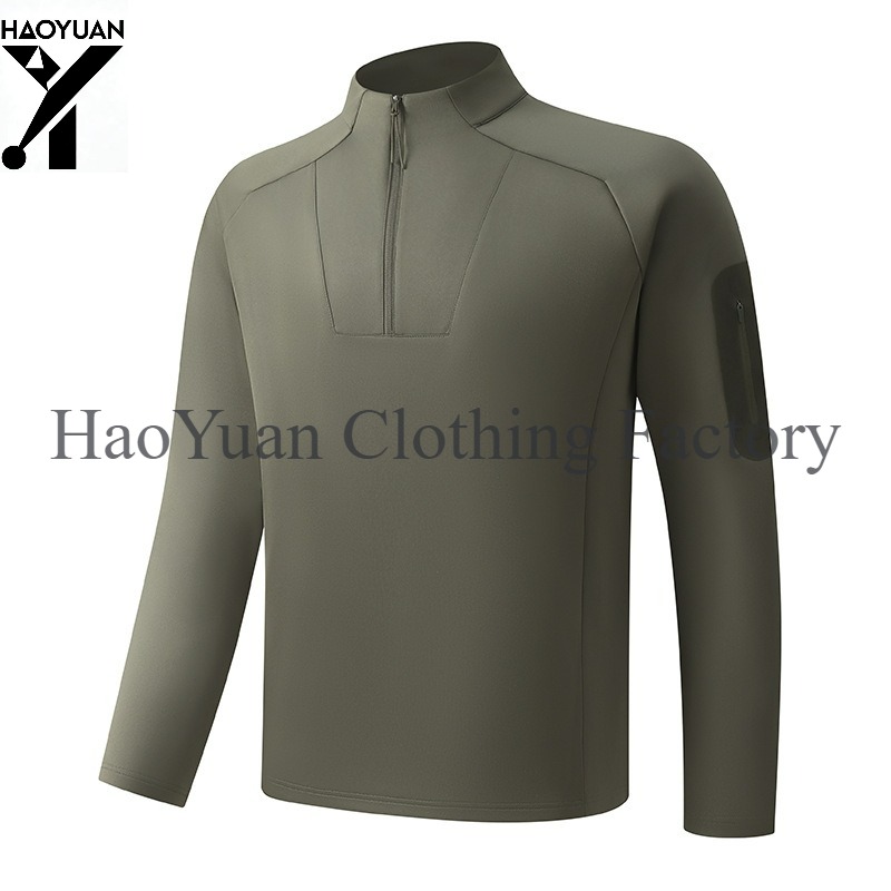 Men's Half Zip Long Sleeved Sh - Outdoor Camping Winter recension och pris
