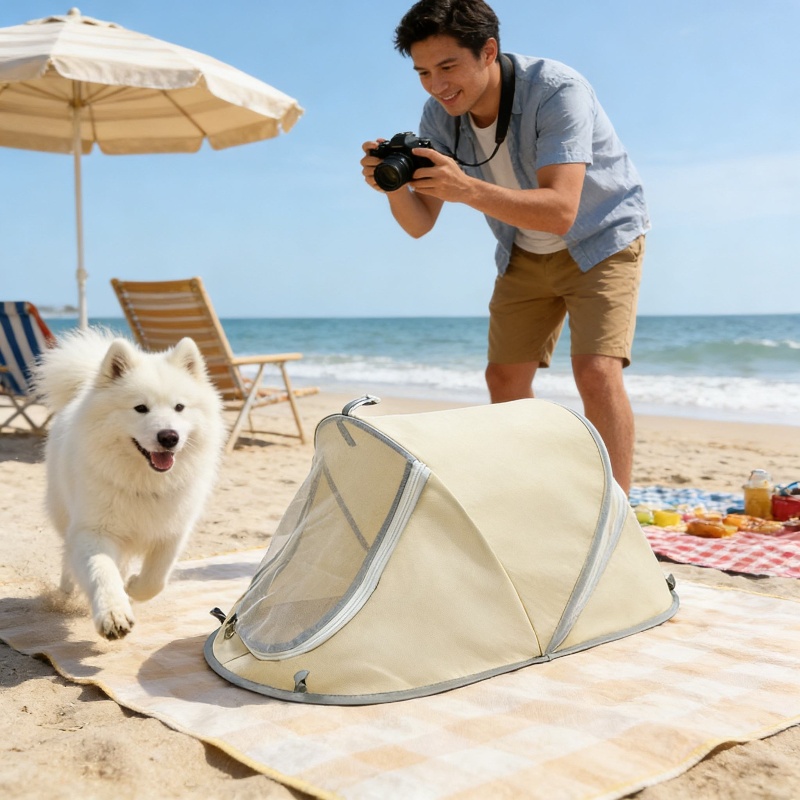 New Portable Pop Up Dog Tent O - Outdoor Camping Dog Fence recension och pris