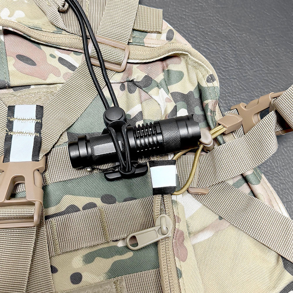 Flashlight Clip Outdoor Backpa - Outdoor Camping Hiking recension och pris