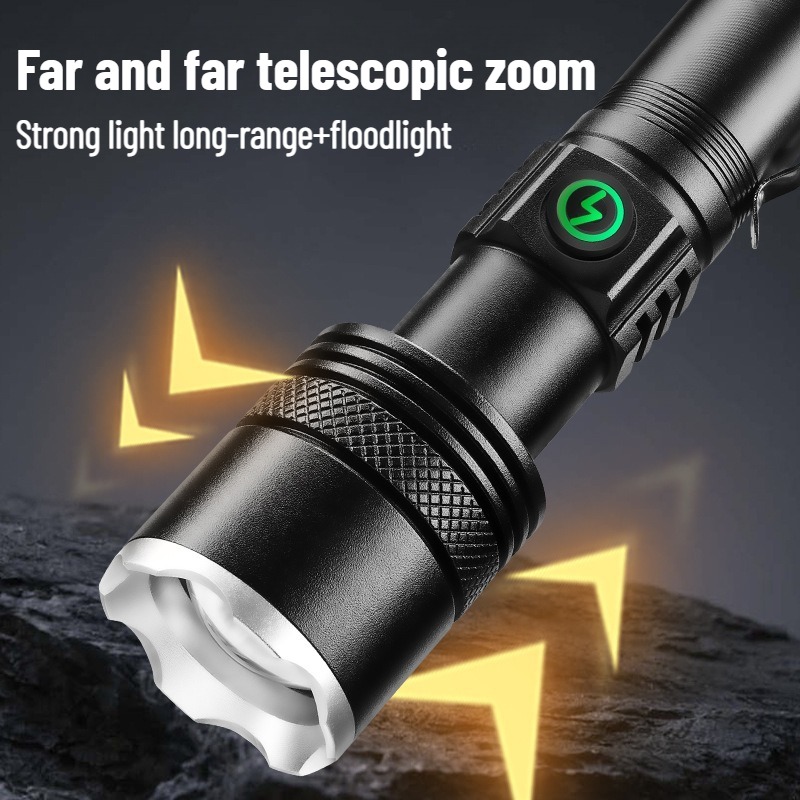 Rechargeable LED Flashlight Zo - Outdoor Camping Hiking recension och pris