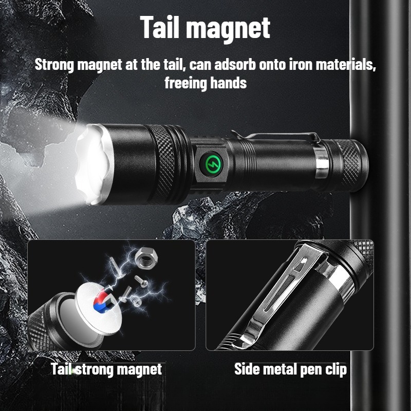 Rechargeable LED Flashlight Zo - Outdoor Camping Hiking recension och pris