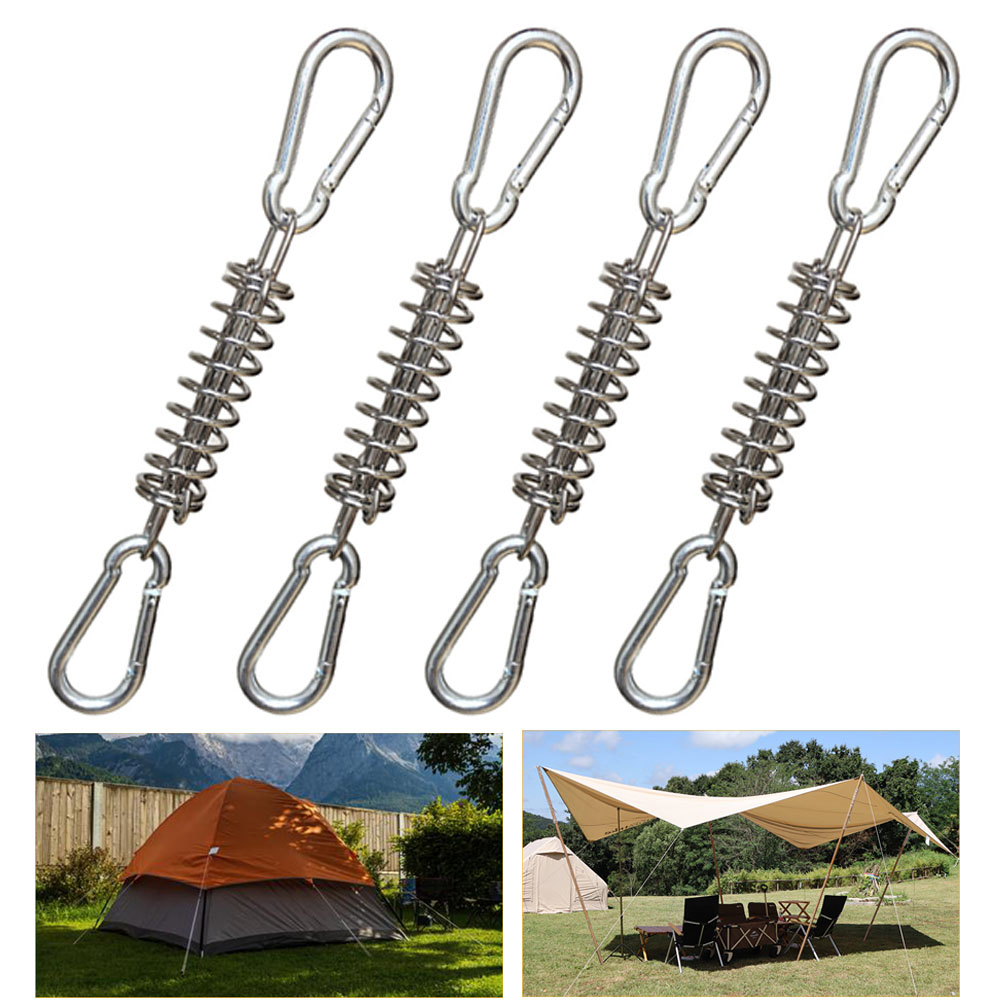 4Pcs Tent Wind Rope Spring Buc - Outdoor Camping Decke recension och pris
