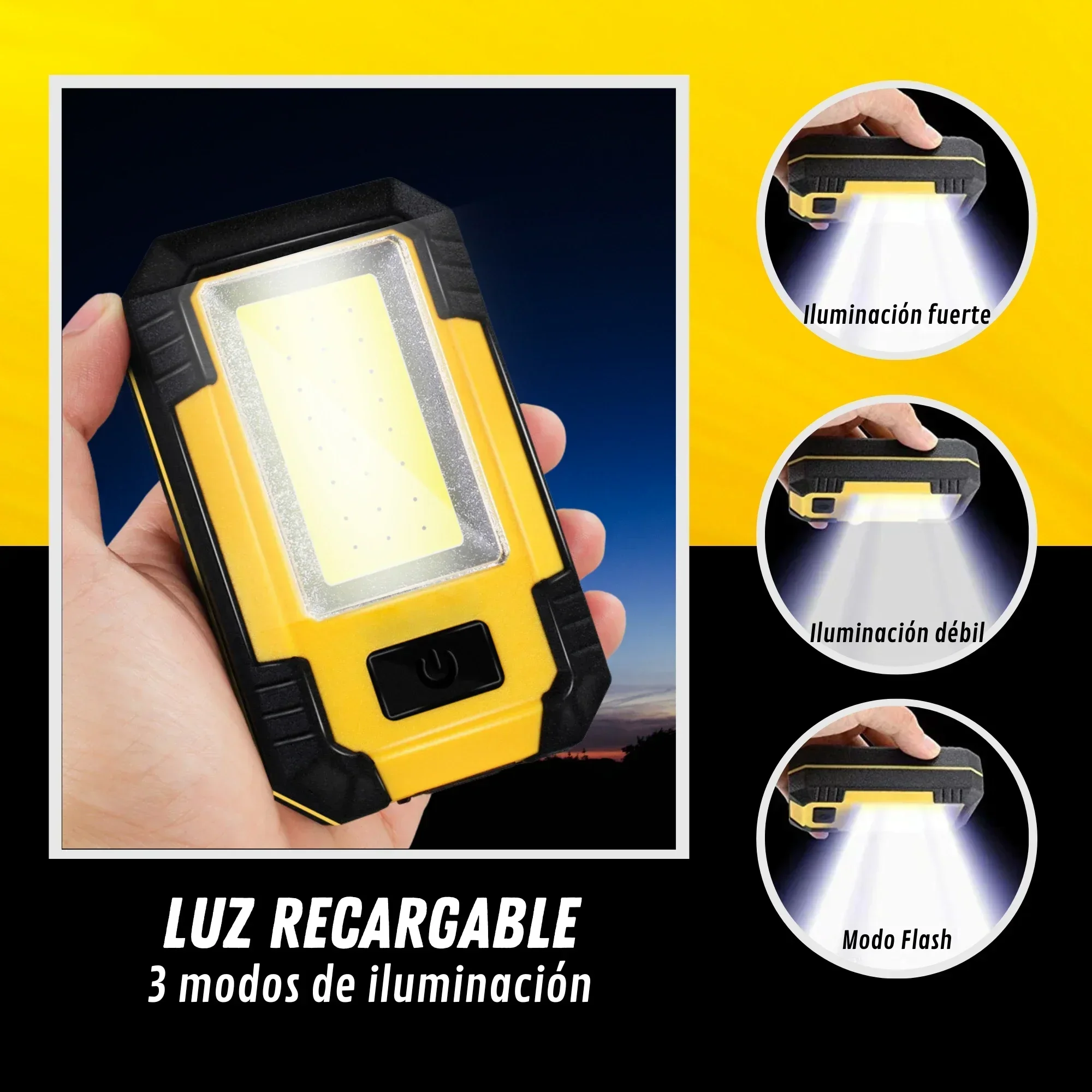 Portable 4000MaH Rechargeable  - Camping Lantern recension och pris