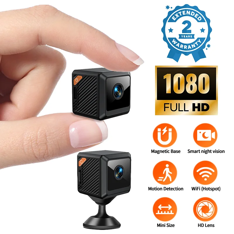 W02 1080P mini security protec - Outdoor Camping Videos recension och pris