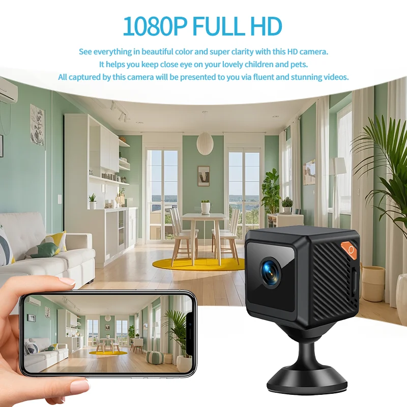 W02 1080P mini security protec - Outdoor Camping Videos recension och pris