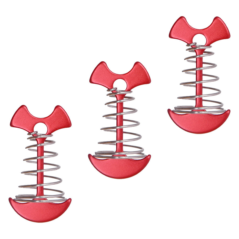 3Pcs Fish Bone Tent Pegs Sprin - Outdoor Camping Decke recension och pris