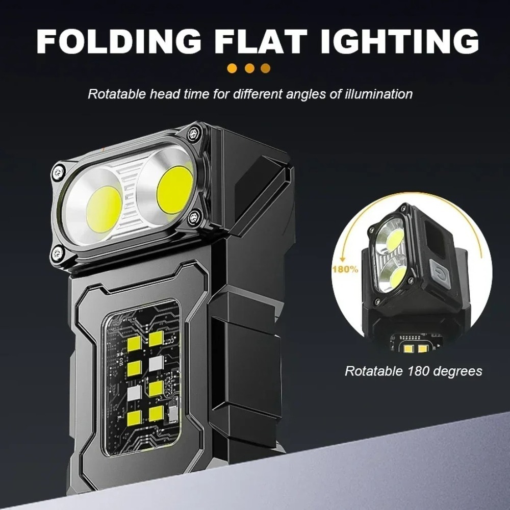 Rechargeable Mini LED Flashlig - Outdoor Camping Hiking recension och pris