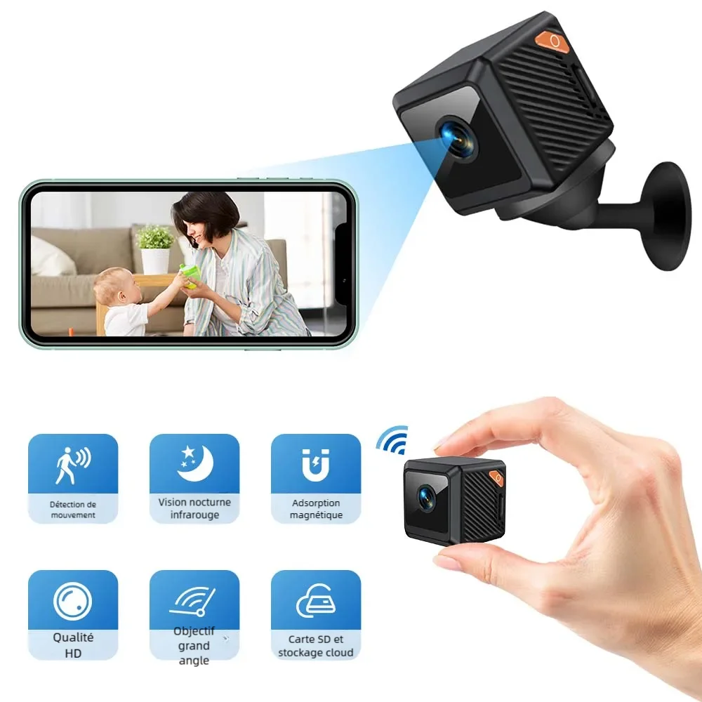 W02 1080P mini security protec - Outdoor Camping Videos recension och pris