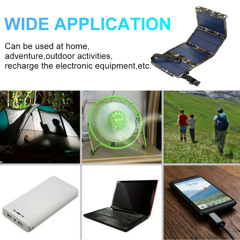 [Solar Panel] 80W Portable Fol - Outdoor Camping Hiking recension och pris