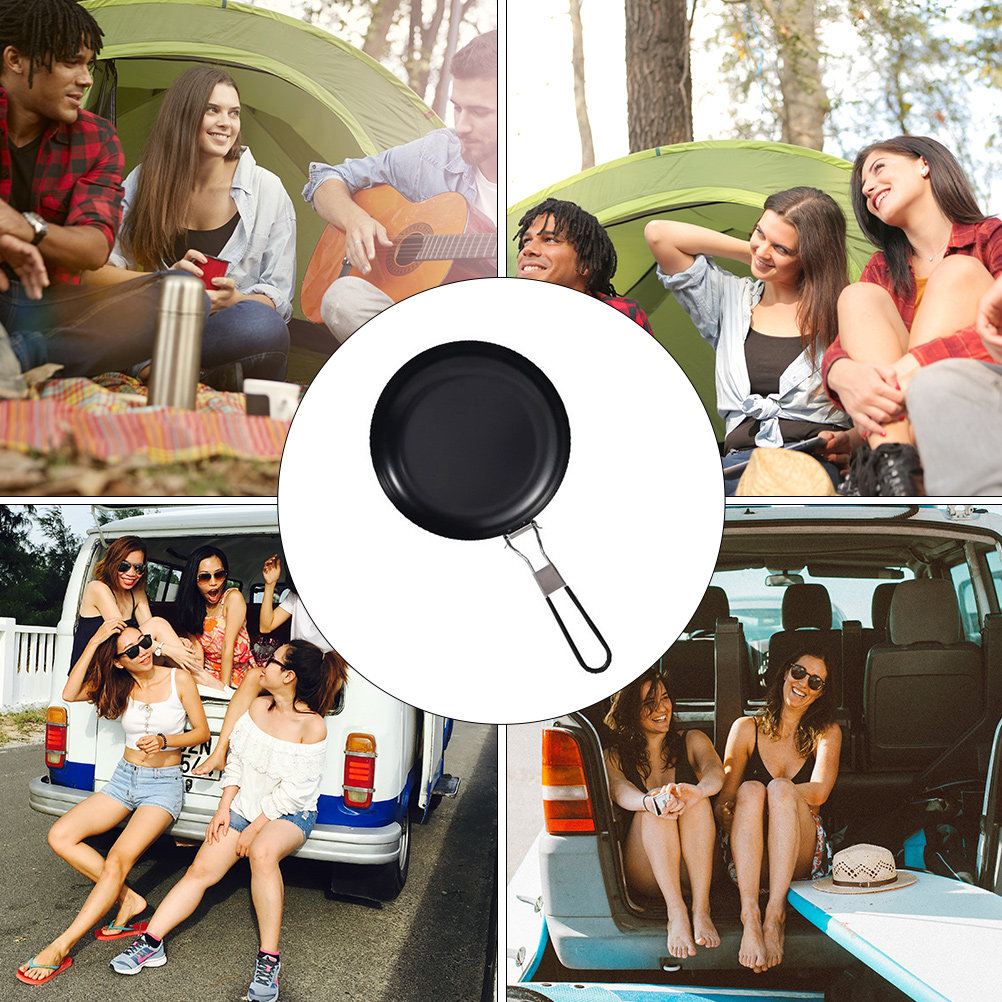 9 Inch Non-Stick Camping Fryin - Outdoor Camping Grill recension och pris