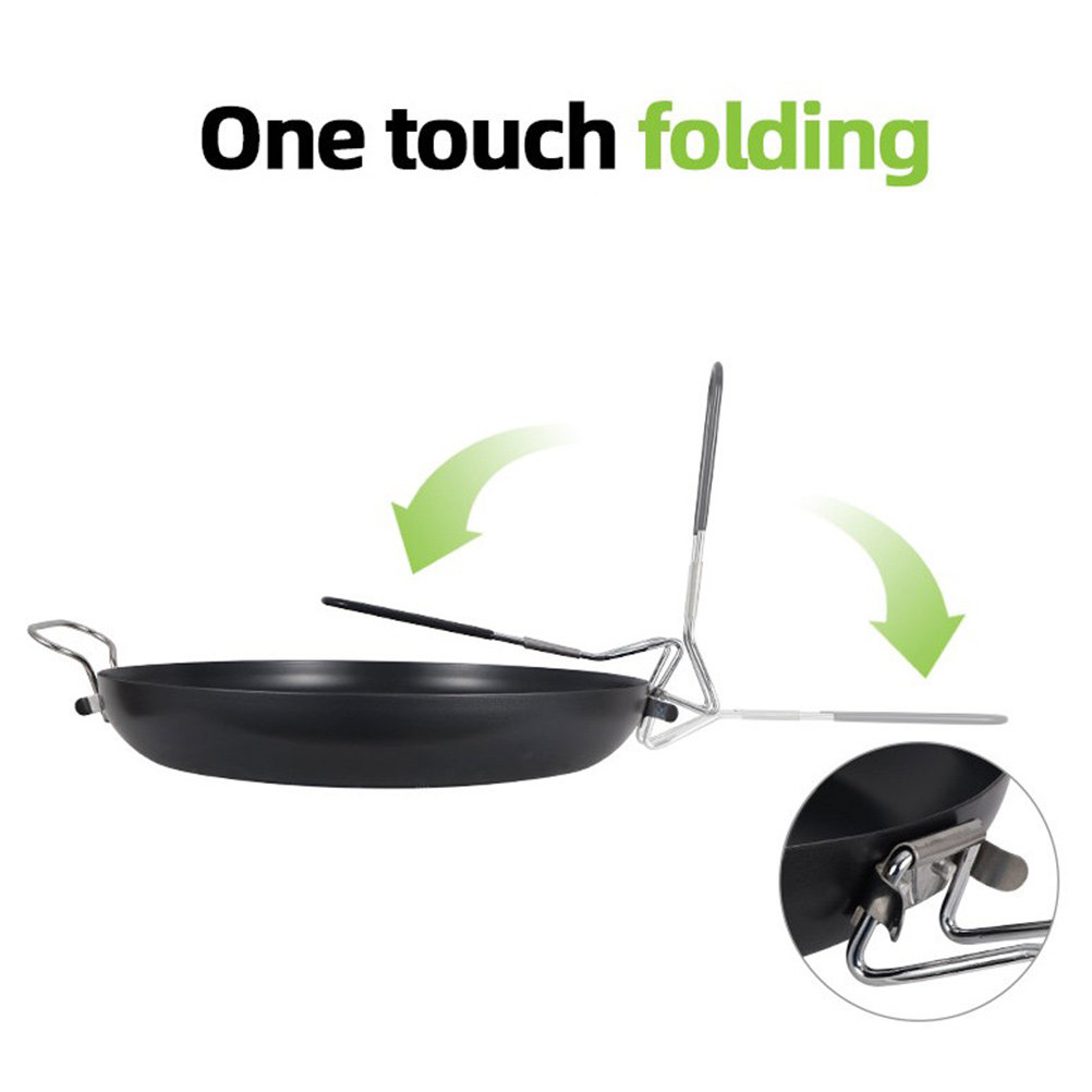 9 Inch Non-Stick Camping Fryin - Outdoor Camping Grill recension och pris