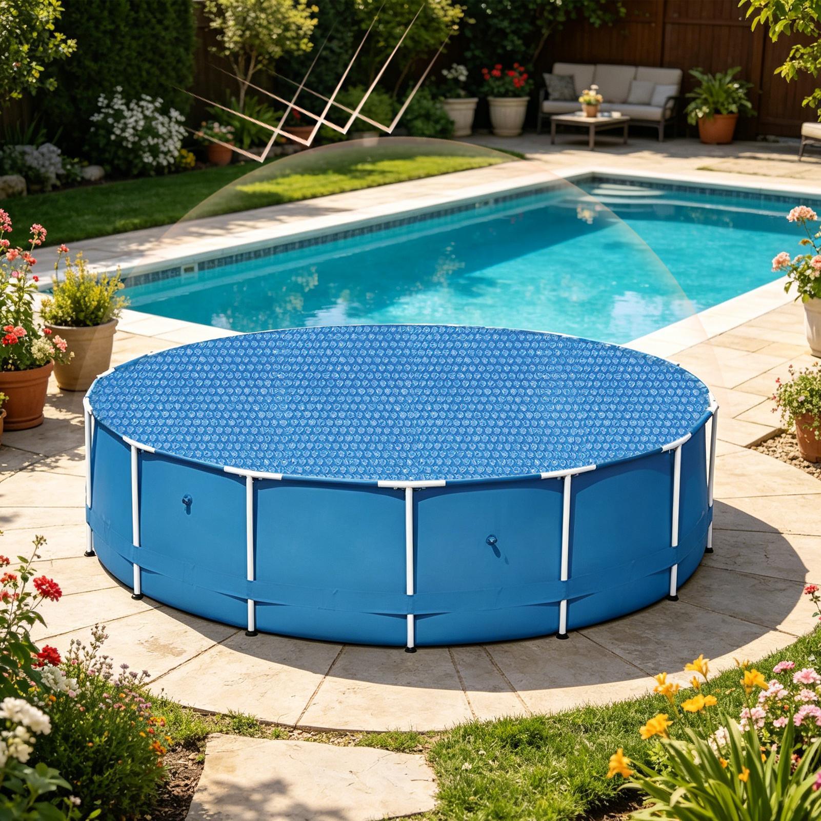 Round Pool Cover Round Tub Bub - Outdoor Camping Decke recension och pris