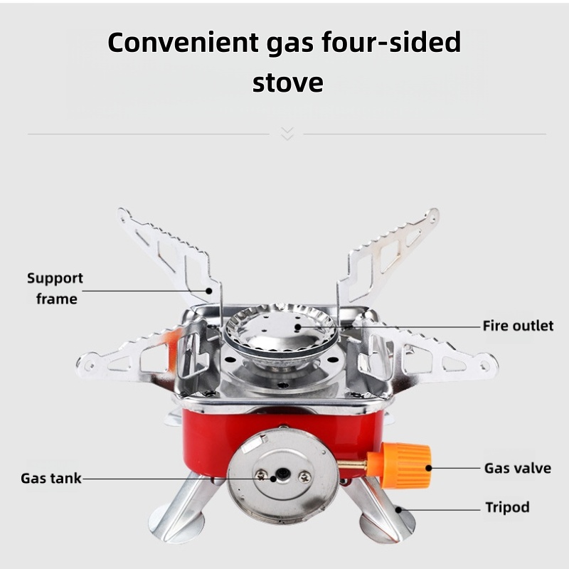 Outdoor Mini Square Stove Camp - Outdoor Camping Oven recension och pris
