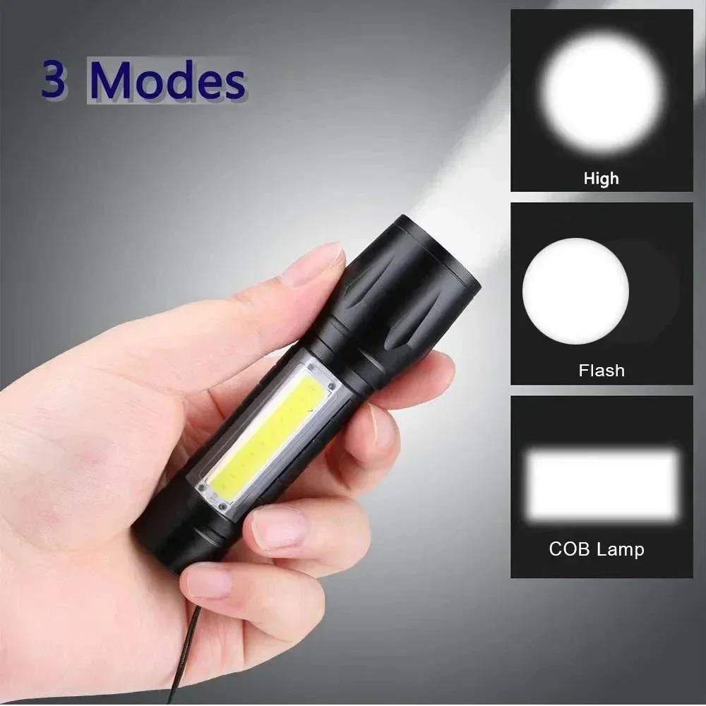 Portable COB+LED Camping Light - Outdoor Camping Lamp recension och pris