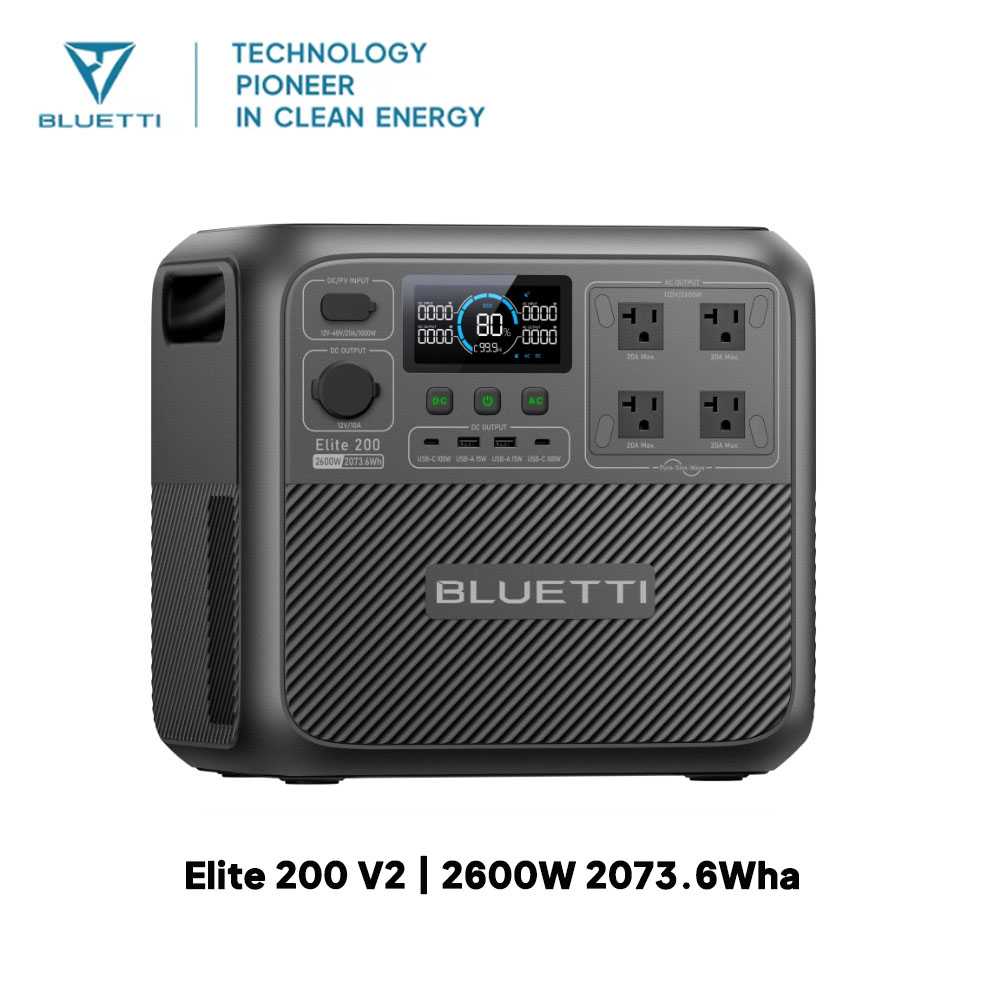 【Renew】BLUETTI Elite 200 V2 Po - Outdoor Camping Oven recension och pris