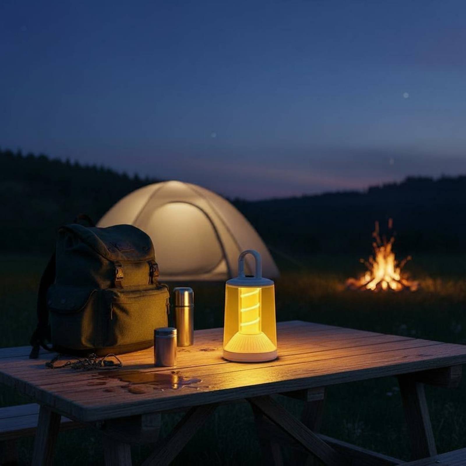 Battery-Powered Hanging Lanter - Camping Lantern recension och pris