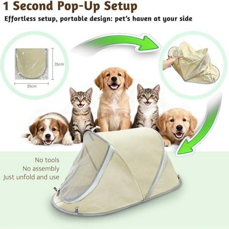 Portable Dog Tent Outdoor Sun  - Outdoor Camping Dog Fence recension och pris