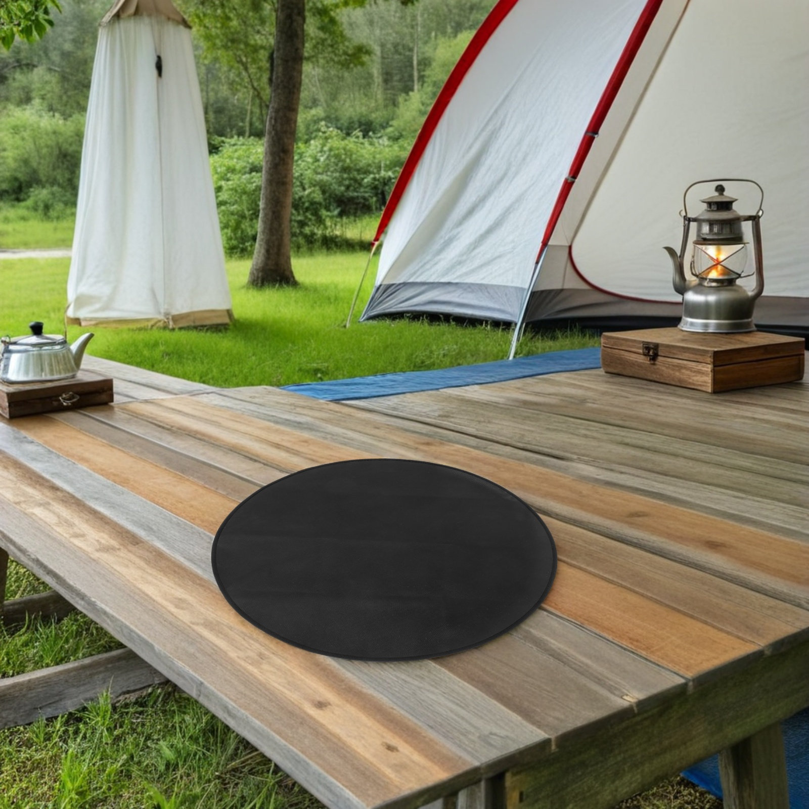 24 Inch Round Heat Resistant F - Outdoor Camping Decke recension och pris