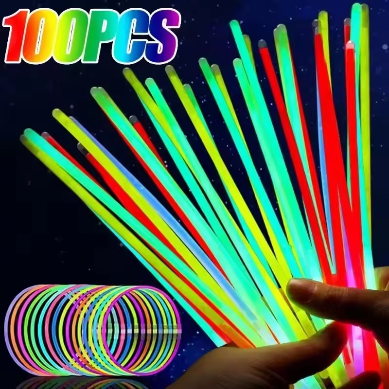 50/100Pcs Fluorescence Sticks  - Glow Sticks Survival recension och pris