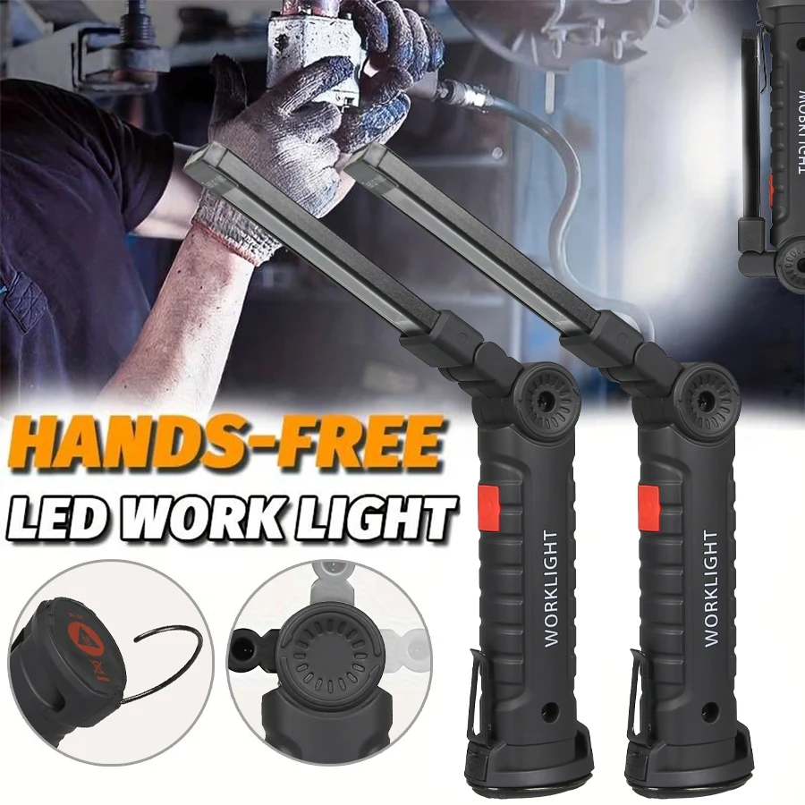 New Portable COB LED Flashligh - Outdoor Camping Lamp recension och pris
