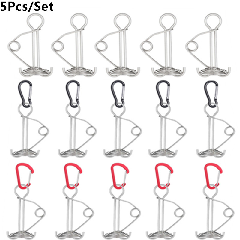 Windproof 5PCS Rope Buckle Ret - Outdoor Camping Decke recension och pris