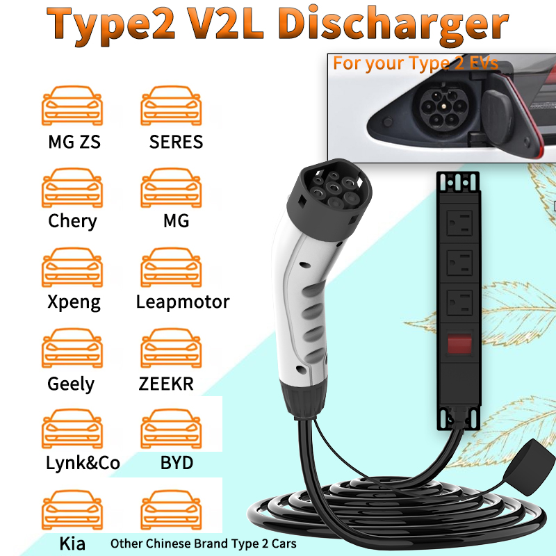 WUFEN Portable Type 2 V2L Cabl - Outdoor Camping Vehicle recension och pris