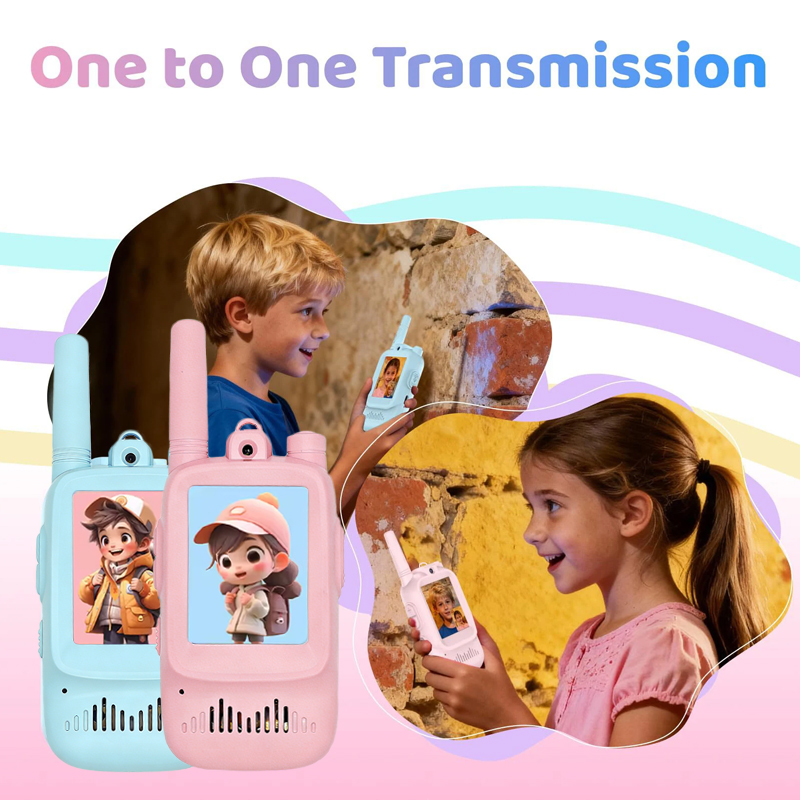 2pcs kids Video Walkie Talkie  - Outdoor Camping Videos recension och pris