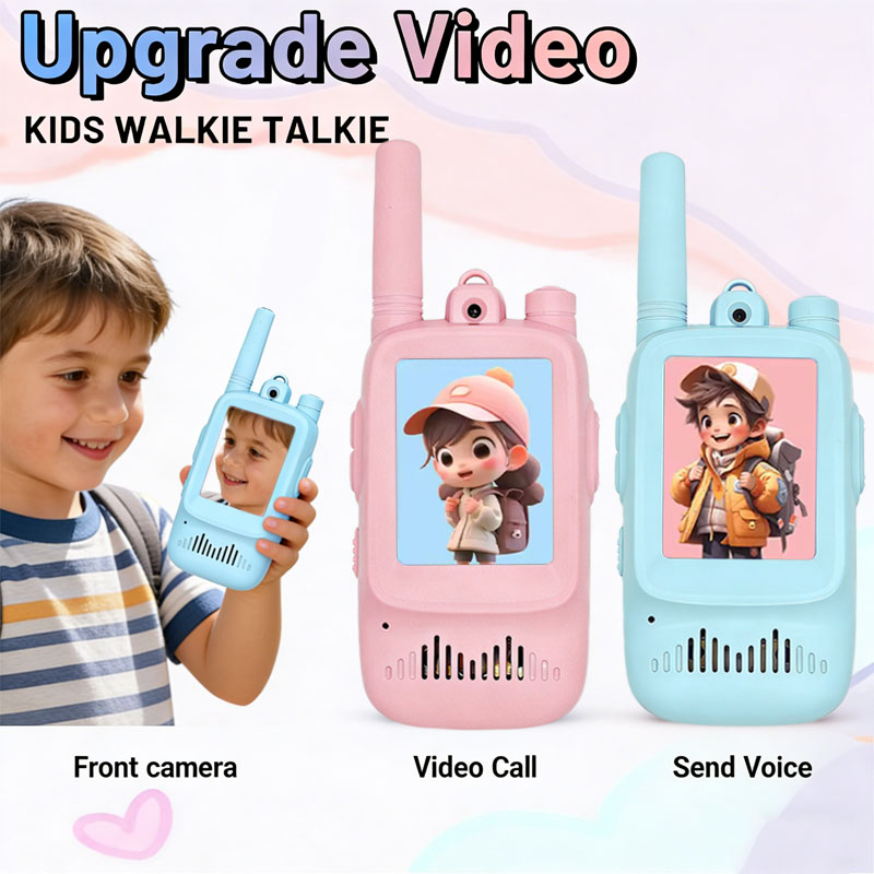 2pcs kids Video Walkie Talkie  - Outdoor Camping Videos recension och pris