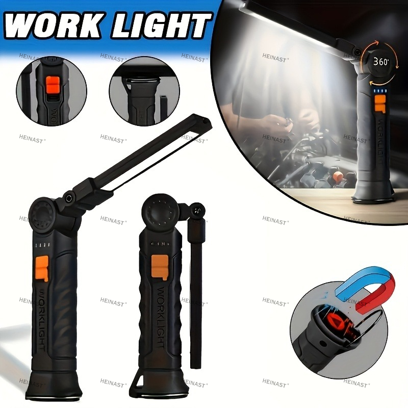 COB LED Folding Flashlight Por - Camping Lantern recension och pris