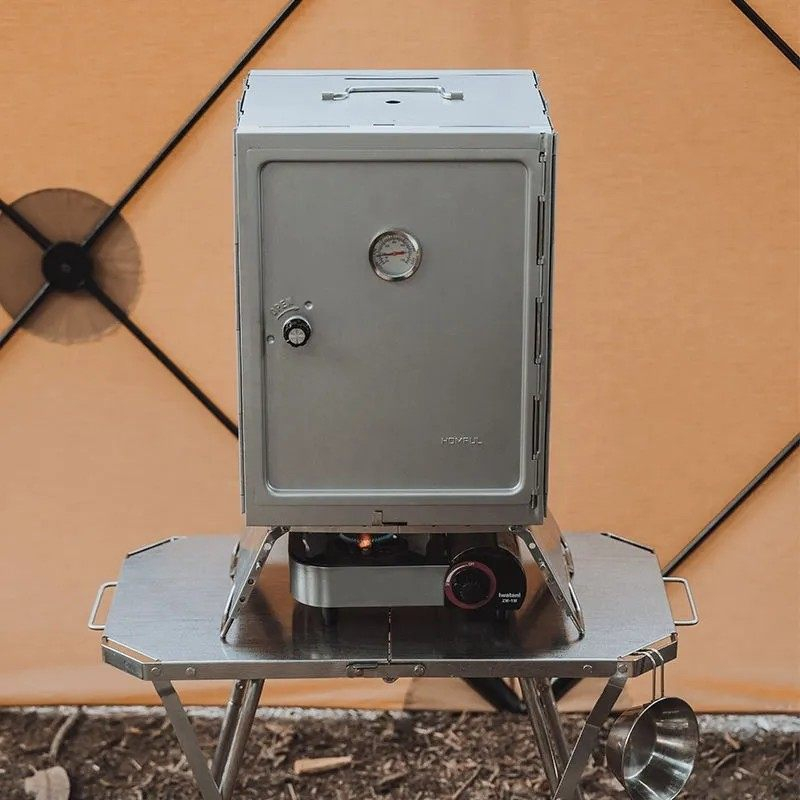 Outdoor Stainless Steel Smoker - Outdoor Camping Oven recension och pris