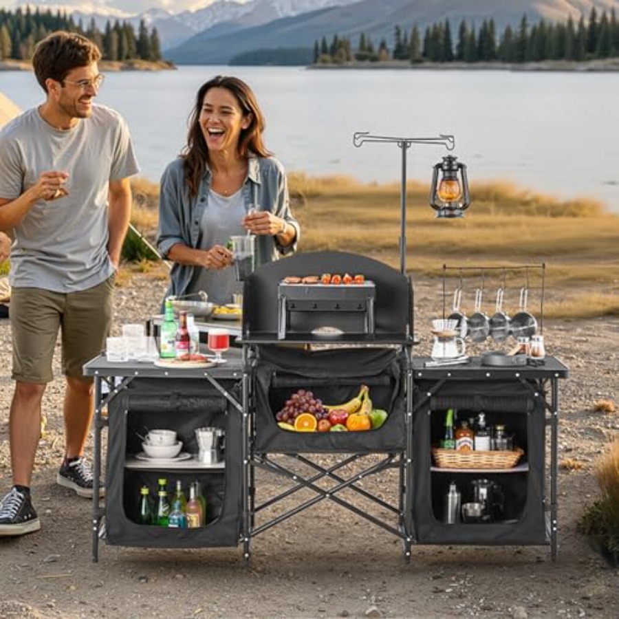 Camping Kitchen Table, Outdoor - Outdoor Camping Kitchen Table recension och pris