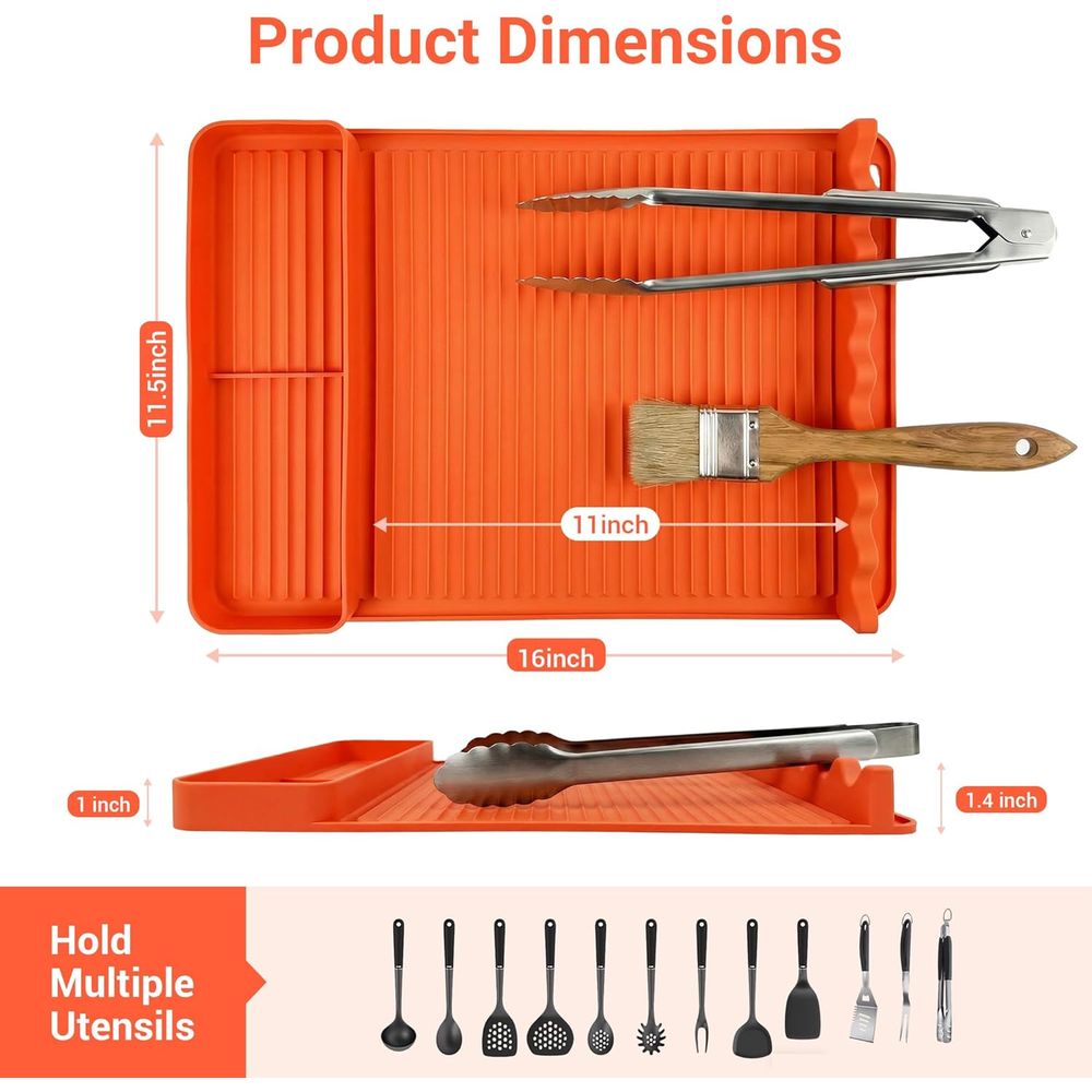 Heat Resistant Silicone Grill  - Outdoor Camping Grill recension och pris