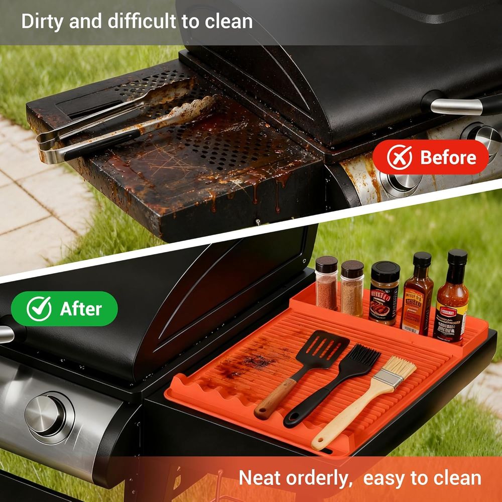 Heat Resistant Silicone Grill  - Outdoor Camping Grill recension och pris