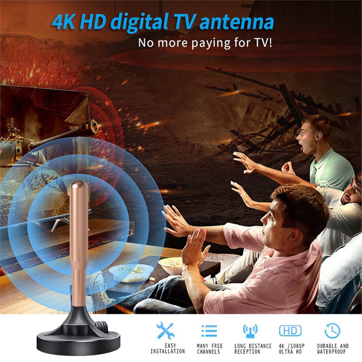 618 Mega Sale 4K Luxury Gold H - Outdoor Camping Tv recension och pris