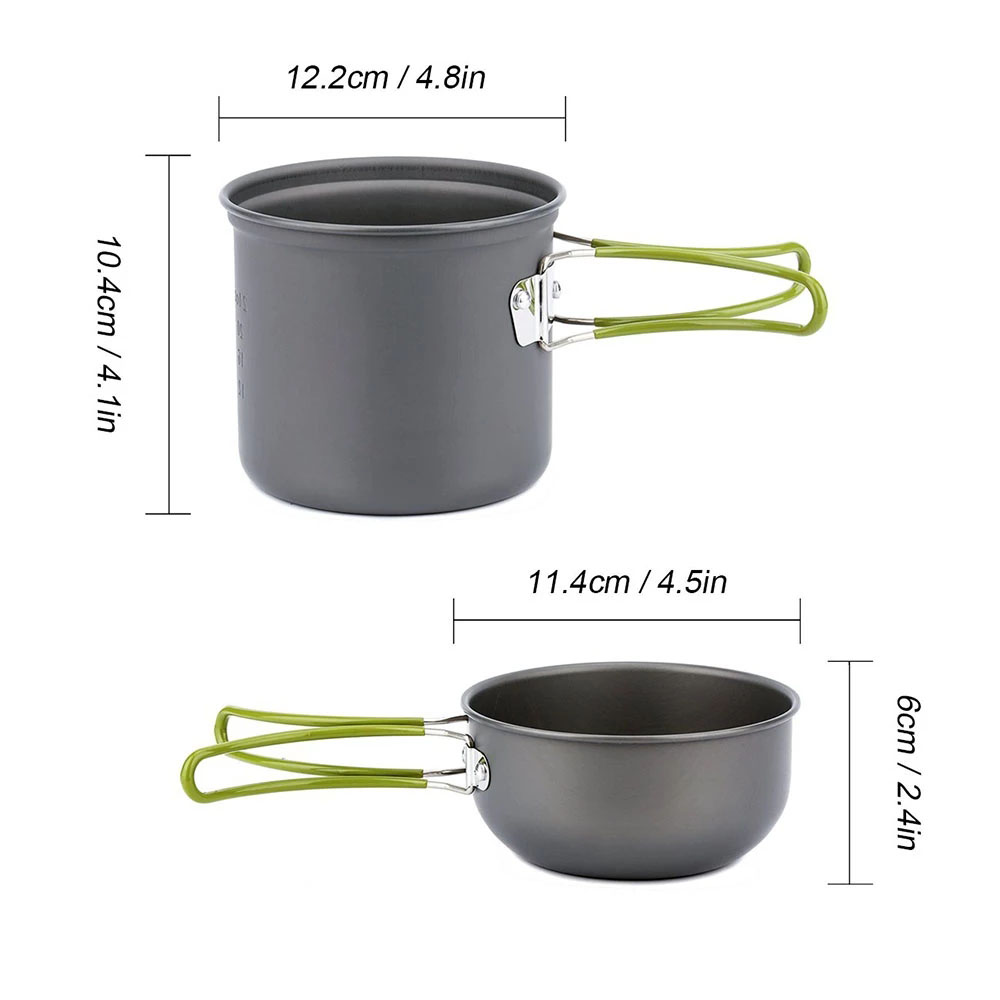 Camping Cookware Kit with Stov - Outdoor Camping Uk recension och pris