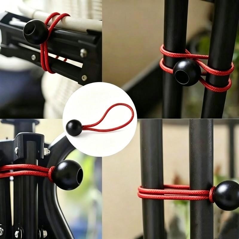 24 pcs 30cm Bungee Ball Ties,  - Outdoor Camping Gazebo recension och pris